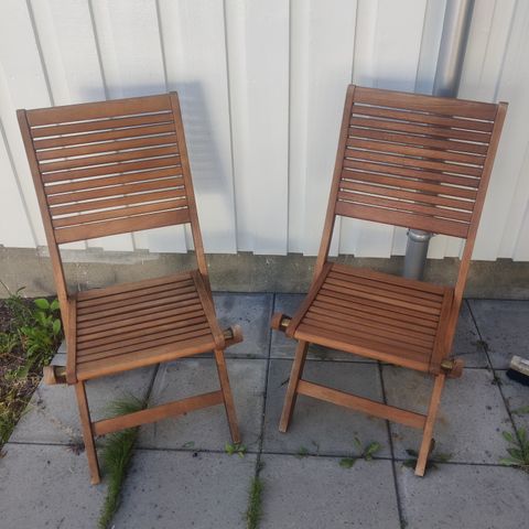 2Jutlandia Teak klappstoler