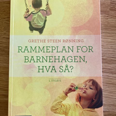 Rammeplan for barnehagen, hva så?