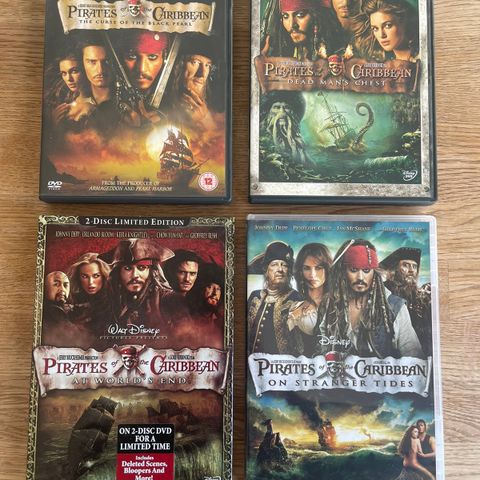 Pirates of the Caribbean DVD