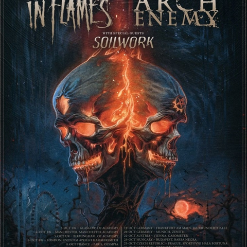 Konsertbilletter - In flames / Arch Enemy / Soilwork