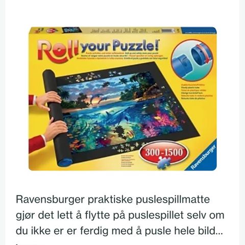 Puslespillmatte fra ravensburger