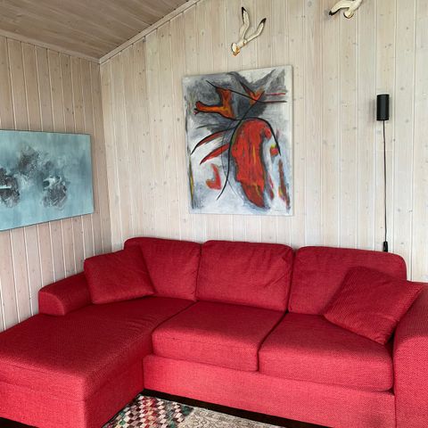 Sofa, rød