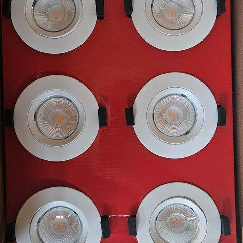 Downlight Gyro go 6stykken