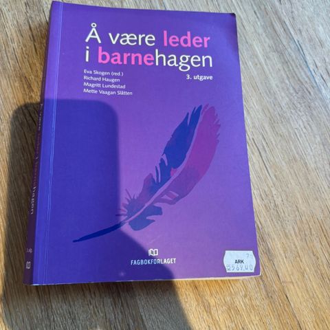 Å være leder i barnehagen