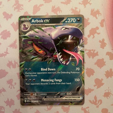 Arbok ex nr 024/165