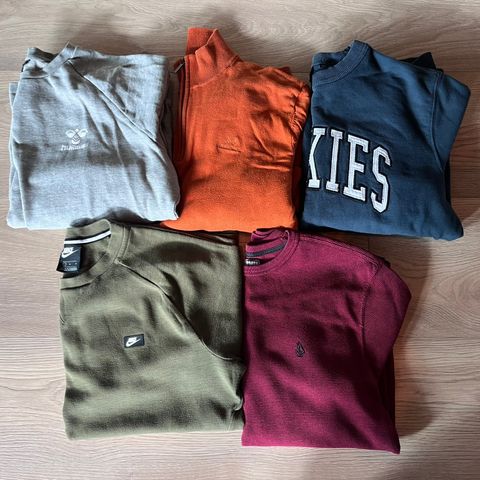 Gensere str L (Dickies, Hummel, Nike, Jean Paul, Volcom)