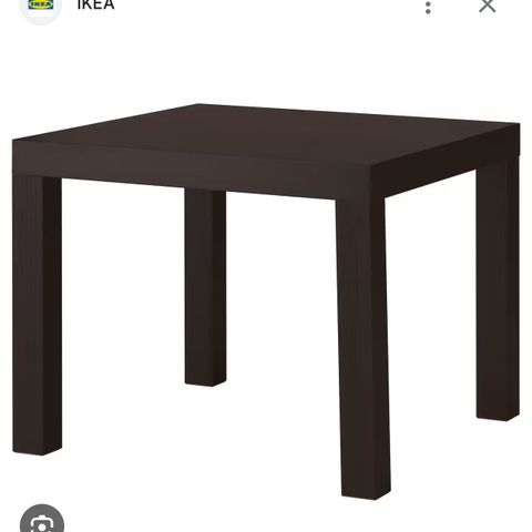 Svart IKEA LACK BORD