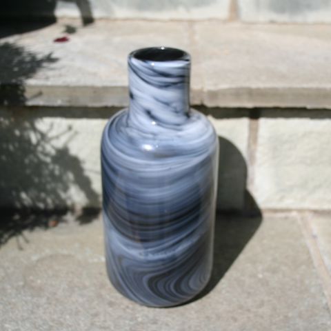 Vase i glass