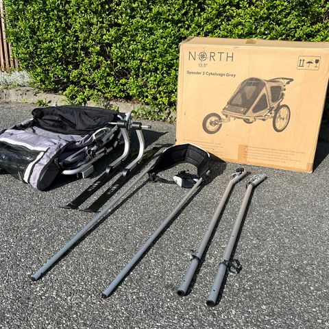 North 13.5 Speeder 2 sykkelvogn/pulk