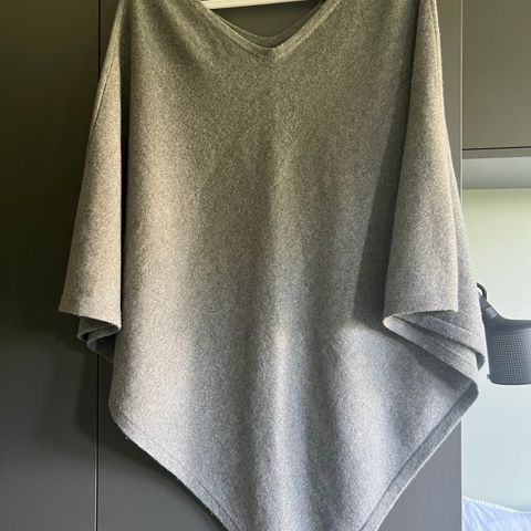 Poncho - 100% cashmere