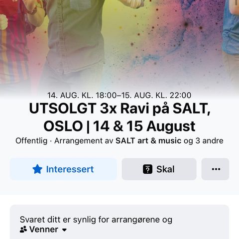 Ønskes kjøpt: Ravi 15.august