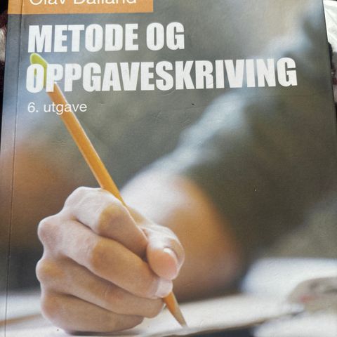 Metode og oppgaveskriving