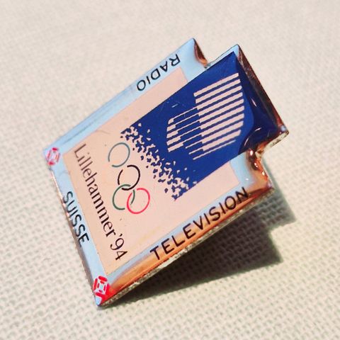 Pins: Suisse Radio/Television Sponsor-pin OL '94