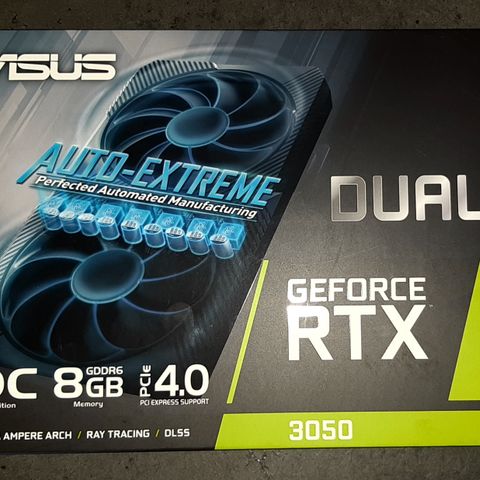 ASUS Dual GeForce RTX 3050 OC 8Gb