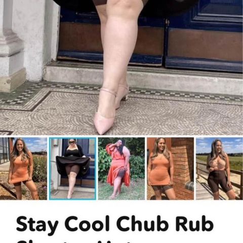 Chub rubs fra snags plus size beskytter lår