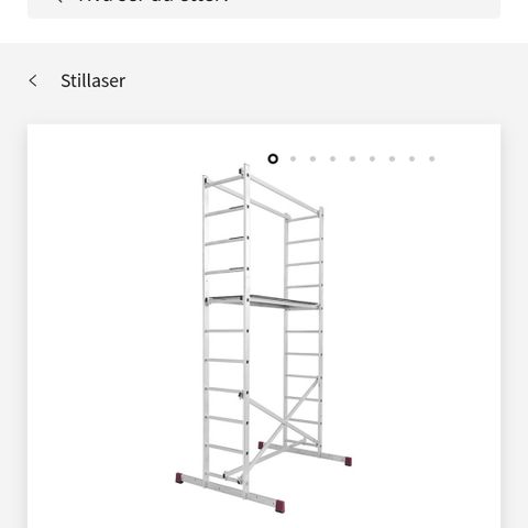 Stillas Krause Corda. 4M.Bauhaus produkt