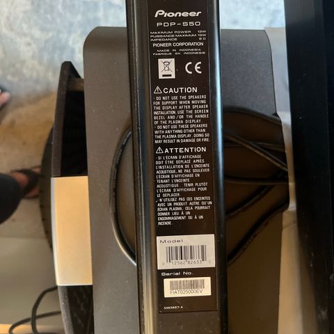 Pioneer Pop S50 Tv høytalere