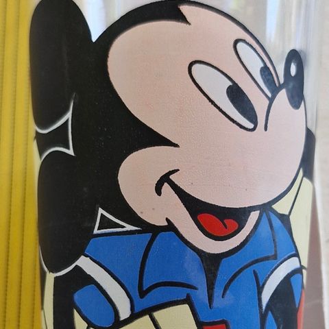 Mikke Mus Disney Glass Vintage