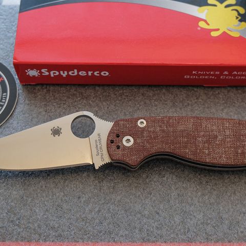 Spyderco Para Military 2 CPM CRU-WEAR MICARTA