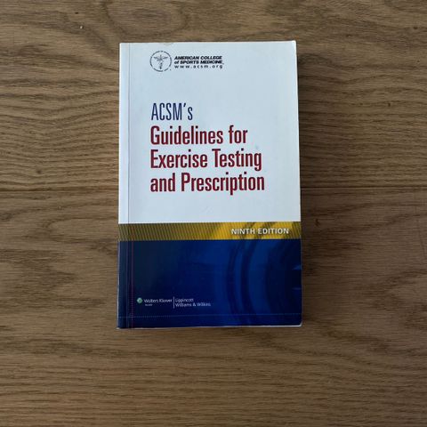 ACSM's Guidelines for Exercise Testing and Prescription