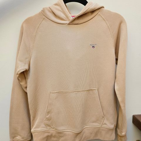 Gant beige hettegenser