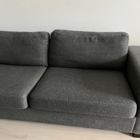 Sofa med chaise longue fra Bohus