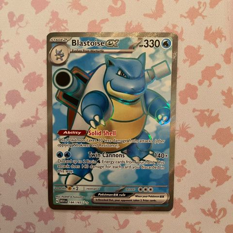 Blastoise ex nr 184/165