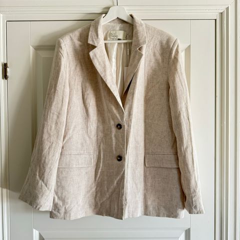 Loose linen blazer fra Nly Trend