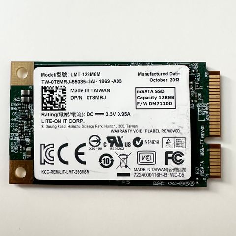 LITE-ON mSATA SSD Module - 128 GB