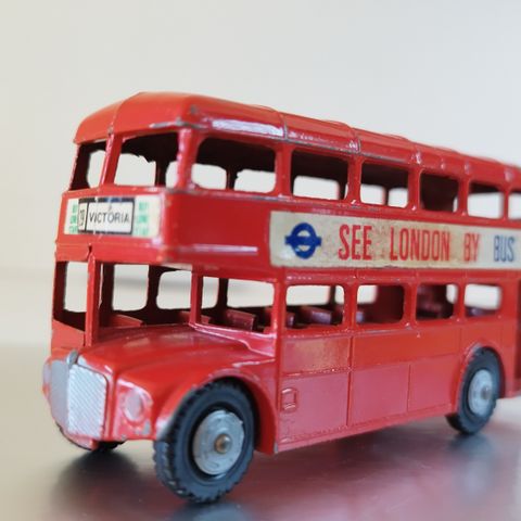 Vintage 70s.  Lone Star.  Double Decker Bus Se London Med Buss.    England.