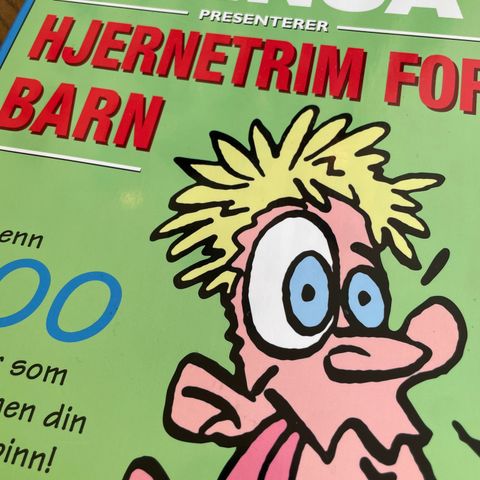 Hjernetrim for barn.  ( Mer enn 200 oppgaver!)