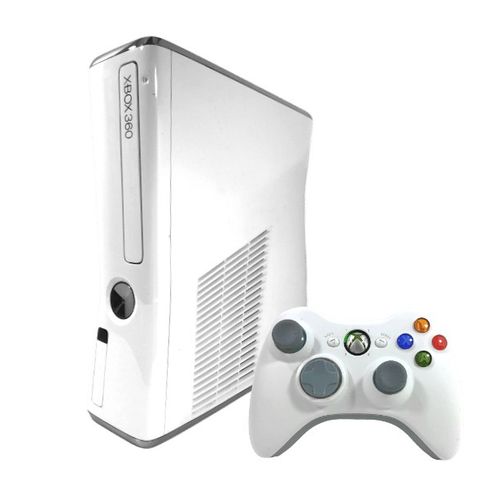 Defekt/OK Hvit Xbox 360 Slim