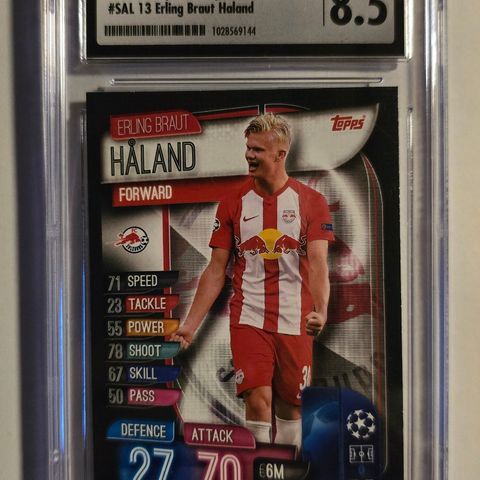 2019-20 Topps Match Attax UEFA Champions League #SAL 13 Erling Braut Haland