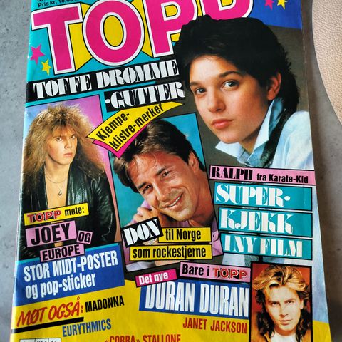 Topp - Nr 11 - 1986 - Nostalgi - 80 tallet - Retro - Blad