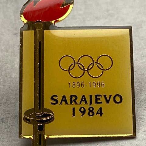 Sarajevo 1984 JUBILEUM OL PINS 1896-1996