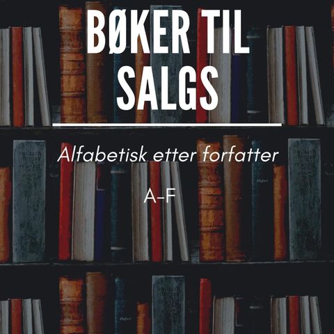 Diverse bøker selges