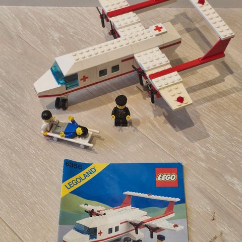 Lego 6356 Med-Star Rescue Plane fra Lego Classic Town serien