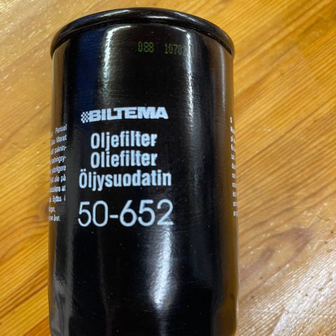 Oljefilter Biltema 50-652 Passer mange biler