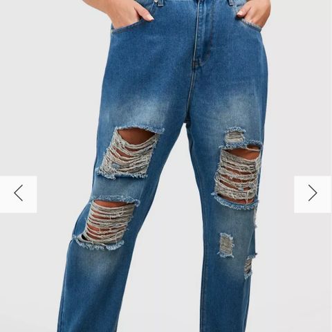 Ubrukt Mom jeans