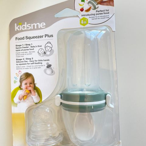 Kidsme Food Squeezer Plus m/Skje