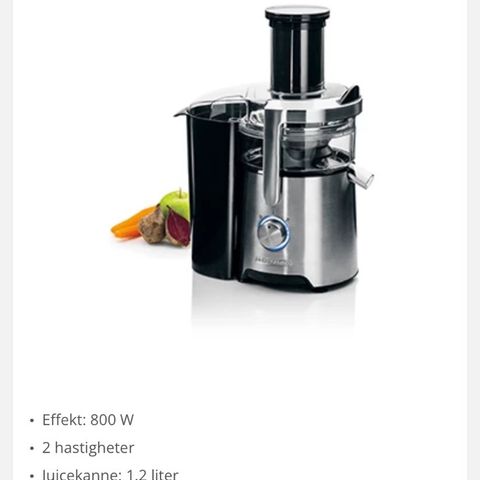 OBH Juice extractor . Fungerer  like  bra som en nytt