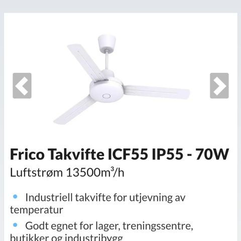 Takvifte Frico ICF55