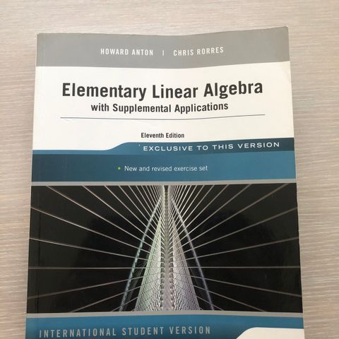 Elementary Linear Algebra 11th edition av Howard Anton