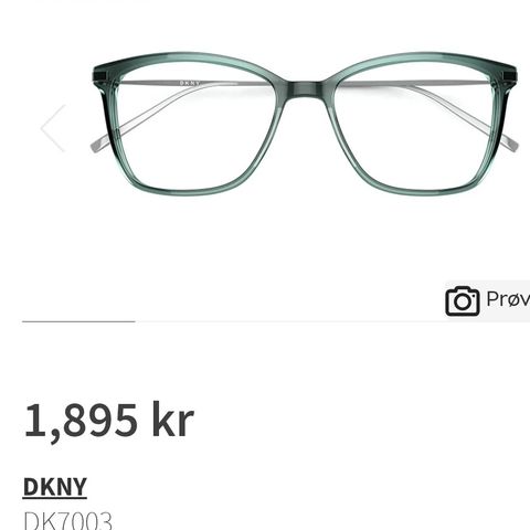 DKNY brille, ny