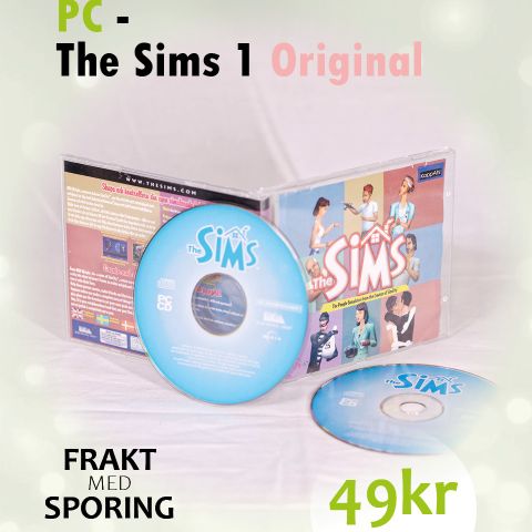 PC - The Sims 1 Original CD Norsk