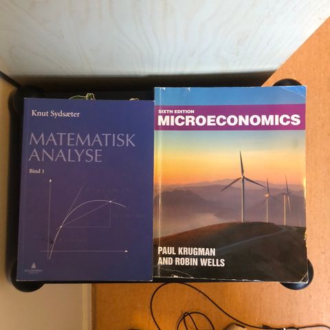 Pensum for Samfunnsøkonomi (Matematisk Analyse og Microeconomics)