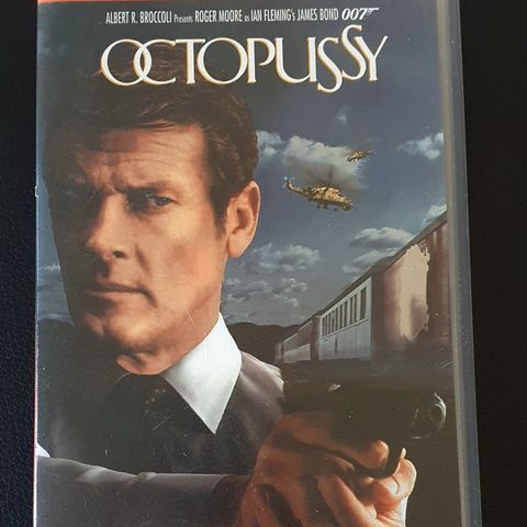 VHS James Bond - Octopussy. Frakt 39,-