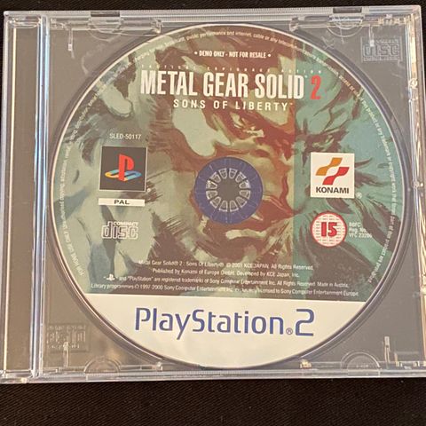 Metal gear solid 2 sons of liberty (promo) ps2