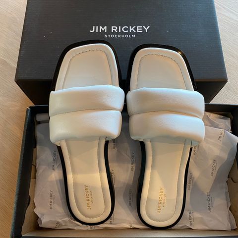 Jim Rickey sandal/slippers, ubrukt.