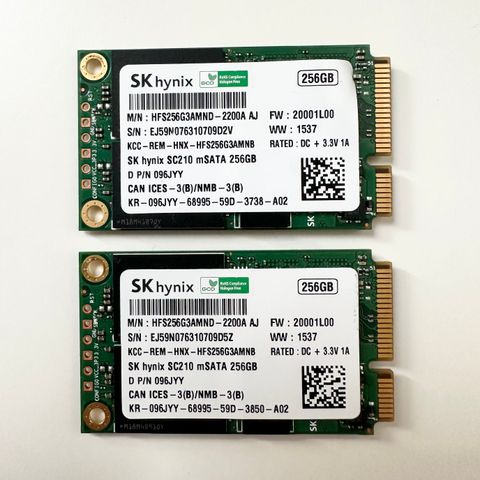 SK Hynix mSATA SSD Modules - 256 GB